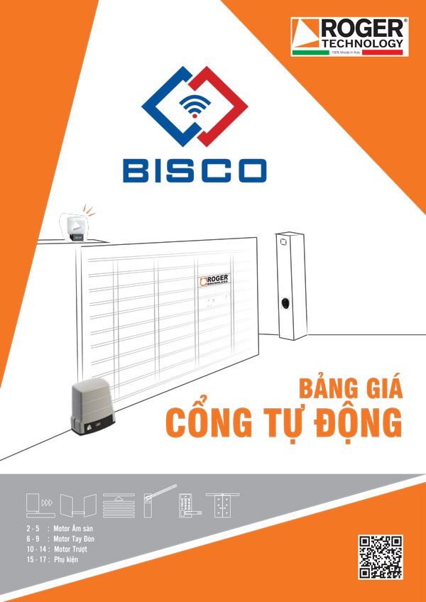 Bảng báo giá cổng tự động Roger 2020